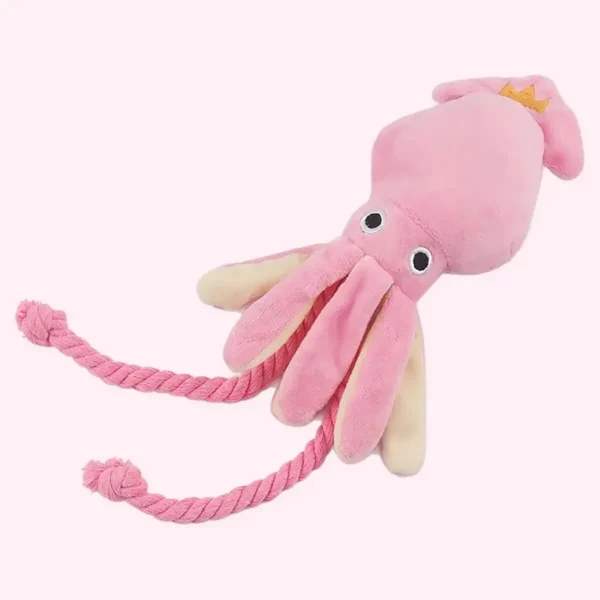 Supet Pet Octopus Plush Rope Toy Is Bite-resistant, Fun and Interactive, Suitable for Indoor and Outdoor Use 1