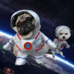 Pet Dog Halloween Clothes Funny Astronaut Self-Supporting Christmas Costume Funny Pet Cat Party Cosplay Apparel Clothing 1