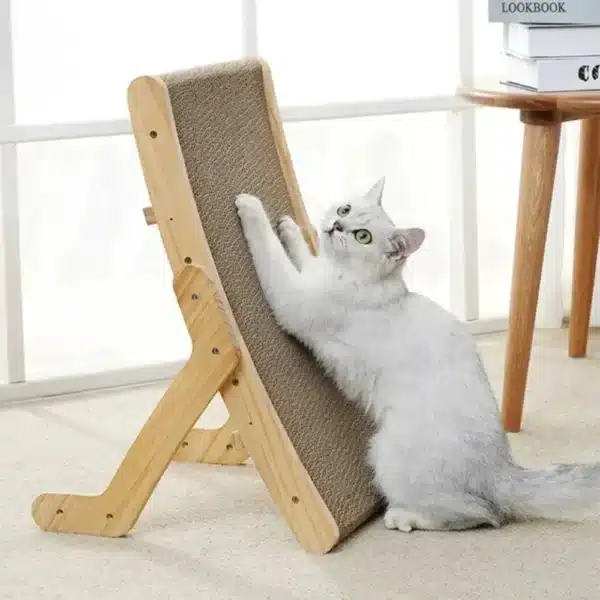 Cat Scratching Board Cat Toys Wooden Wear-resistant and Scratch-resistant Post Cat Furniture Training Grinding Claw Toys 5