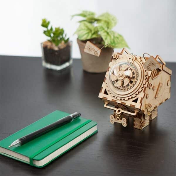 Assembled wooden music box music box - Image 3