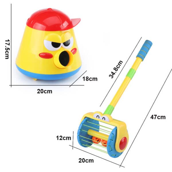 Toy gun pot launcher vacuum cleaner combination set - Image 2