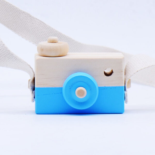 Cute Wooden Toys Camera Baby Kids - Image 3