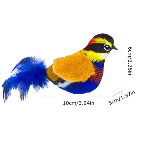 Toy Indoor Interactive Birds Toy for Cat Chasing Teasing Toy 6