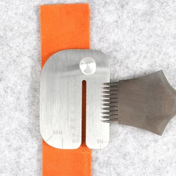 DIY Leather Pulling Board Practical Cutting Ruler Tool， Stainless Steel Manual Leather Cut Auxiliary Accessories Auxiliary Tools 4