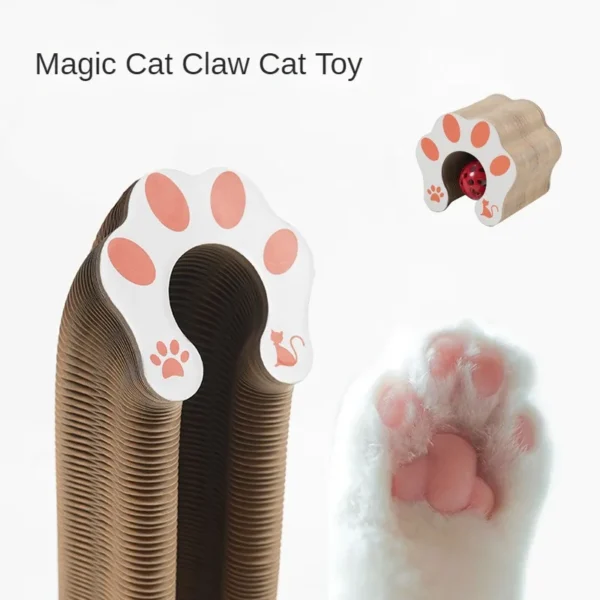 Magic Organ Cat Toy Cats Scratcher Scratch Board Round Corrugated Scratching Post Toys for Cats Grinding Claw Cat Accessories 2