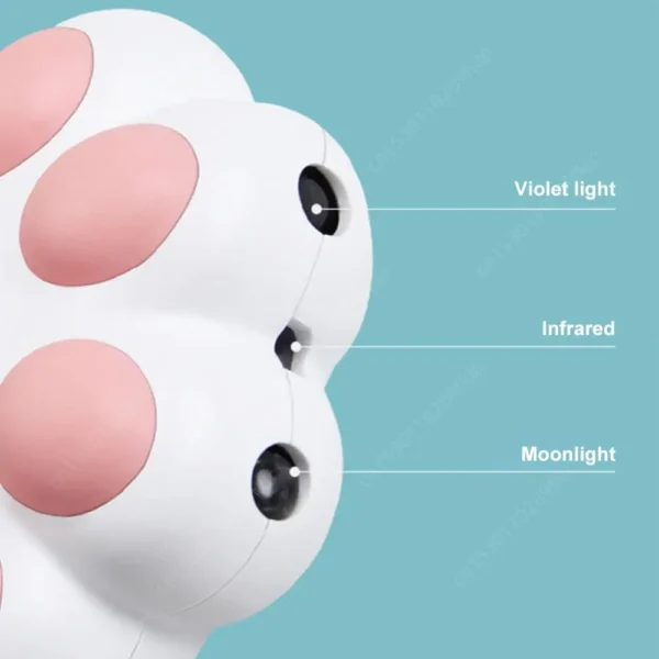 Interactive Cat Toys 5 Adjustable Patterns Training Chaser Interactive Toy Cat Laser Toy for Indoor Cats Dogs Pets 5