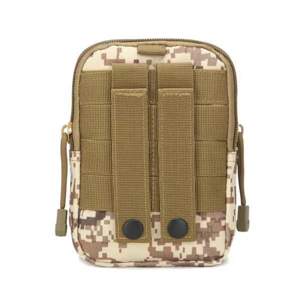 Molle Pouch Belt Waist Pack Men Small Pocket Survival Tool Bag for Running Travel Camping Hunting Airsoft 3