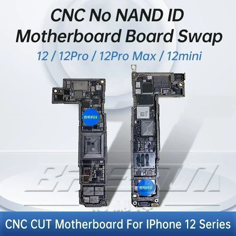 CNC CUT Motherboard For IPhone12 Pro max 4G 5G Logic Board Polishing CPU AP RF Board IPhone12Mini Switching CPU Baseband Cutting 1