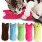 Teeth Grinding Catnip Toys Funny Interactive Plush Cat Toy Pet Kitten Chewing Vocal Toy Claws Thumb Bite Cat mint For Cats 1