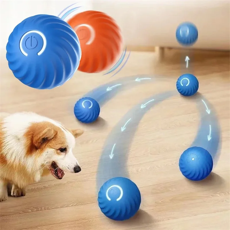 Smart Dog Toy Ball Electronic Interactive Pet Toy Moving Ball USB Automatic Moving Bouncing for Puppy Birthday Gift Cat Products 1