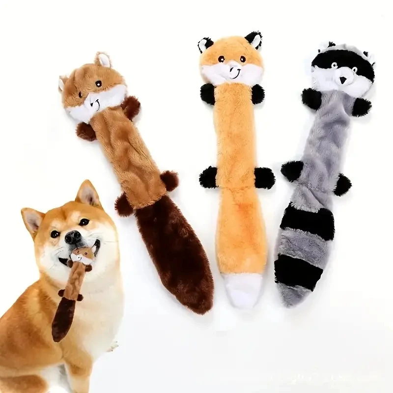 Bite Resistant Vocal Pet Products Grinding Teeth Cleaning Educational Dollplush Fur Shell Dog Toy 1