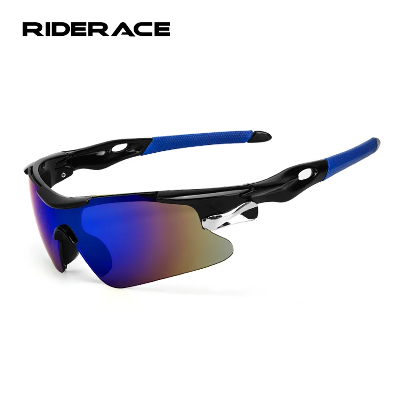 RIDERACE Sports Men Sunglasses Road Bicycle Glasses Mountain Cycling Riding Protection Goggles Eyewear Mtb Bike Sun Glasses 1