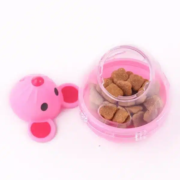 Pet Feeder Cat Toy Mouse Food Rolling Leakage Dispenser Bowl Playing Training Funny Toys for Cat Kitten Cats Toy Pet Supplies 5