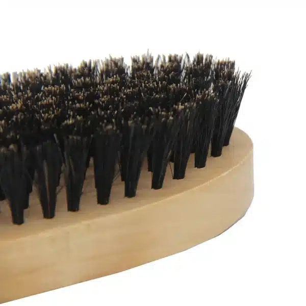 Wooden Hair Beard Brush For Men Natural Wood Comb Boar Bristle Mustache Brush Travel Men's Waves Brush Gifts Birthday Beard Care 4