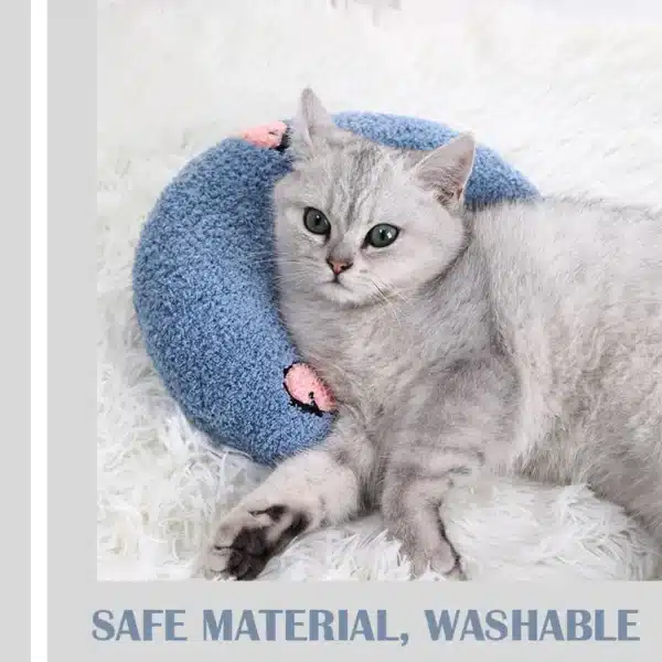 Little Pillow for Cats Fashion Neck Protector Deep Sleep Puppy U-Shaped Pillow Cat Pillow Kitten Headrest Dog Sleeping Pillow 6