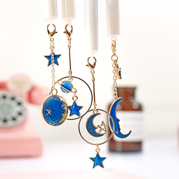 Cute Creative Planet Starry Sky Pendant Gel Pen Star Moon Pendant Pen - Image 6