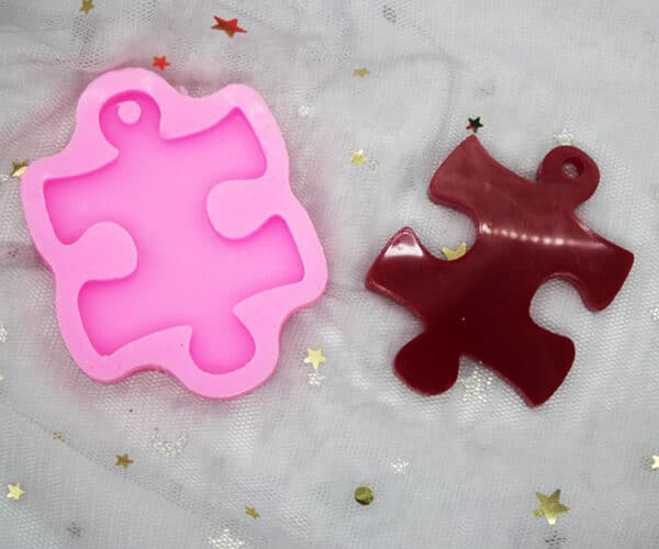 DIY Puzzle Car Aromatherapy Pendant Silicone Mold - Image 5