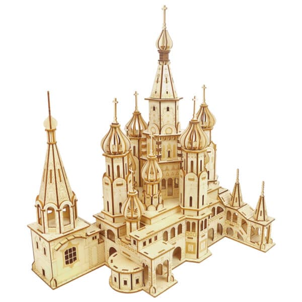 Three-Dimensional Puzzle Model Of Saint Basil's Cathedral