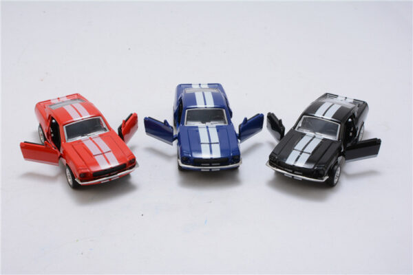 Mustang  Door Pull Back Alloy Car Alloy Toy Car Model - Image 2