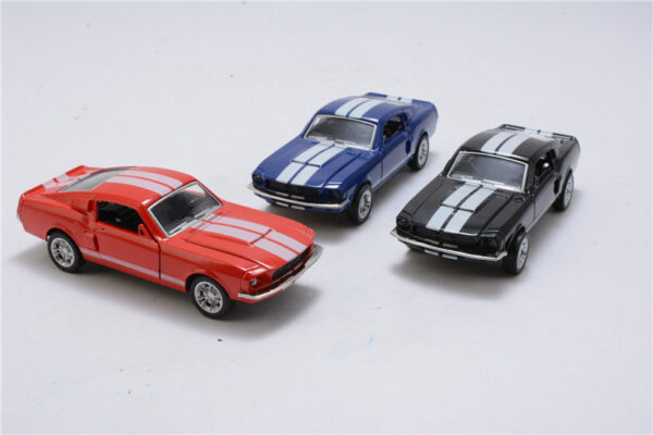 Mustang  Door Pull Back Alloy Car Alloy Toy Car Model - Image 4