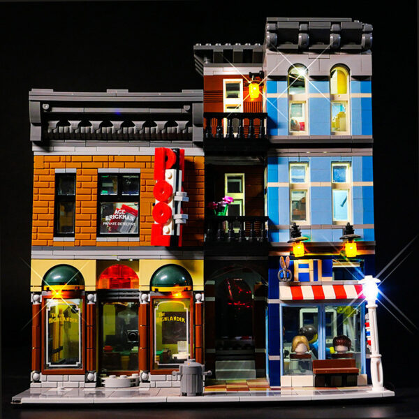 LED Lighting Group Lighting Accessories Assembled Building Block Toy Model - Image 3