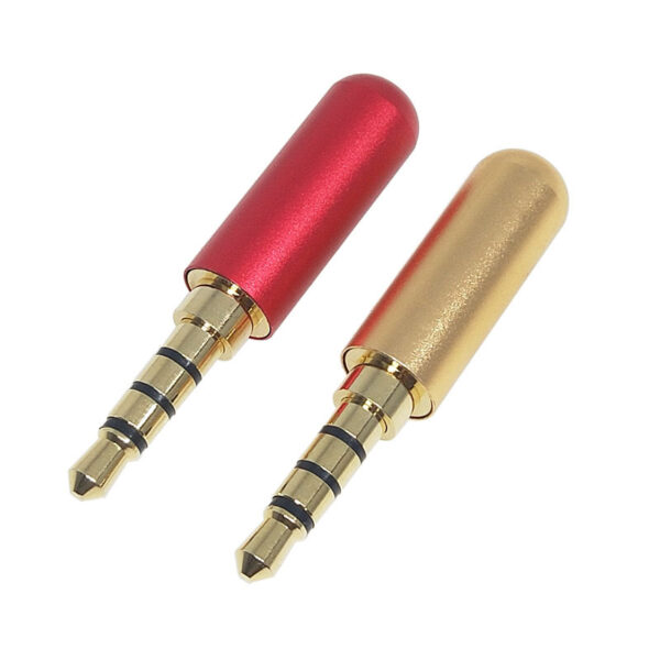 Headphone Stereo Plug Four-Channel Welding Male Head Aux Two-Channel Audio Diy Repair - Image 2