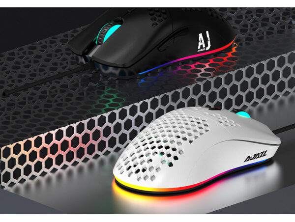 Heijue Aj390 Lightweight Wired Hollow Hole Mouse E-Sports Game Eating Chicken Mouse - Image 6