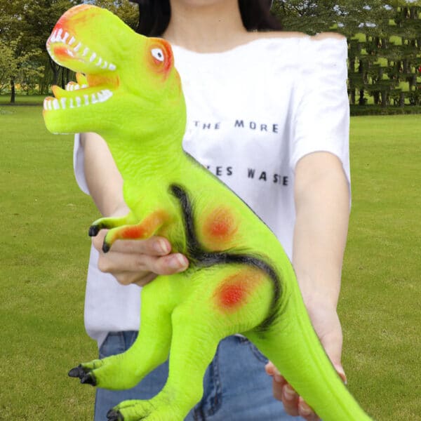 Children's Large Simulation Tyrannosaurus Soft Rubber Dinosaur Toy - Image 5