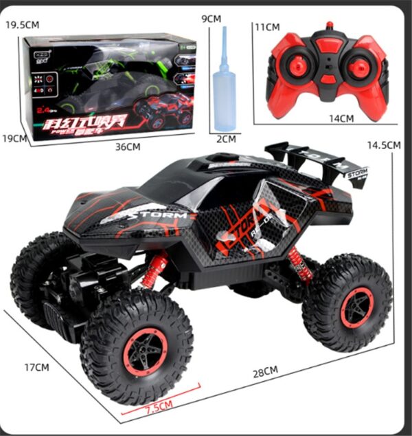 Spray Light Climbing Car Mountain Bigfoot 4WD Remote Control Car - Image 5