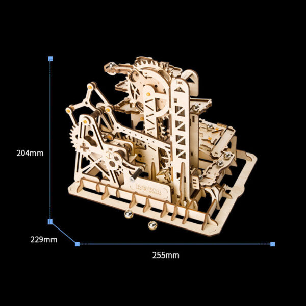 Robotime ROKR Blocks Marble Race Run Maze Balls Track DIY 3D Wooden Puzzle Coaster Model Building Kits Toys for Drop Shipping - Image 3