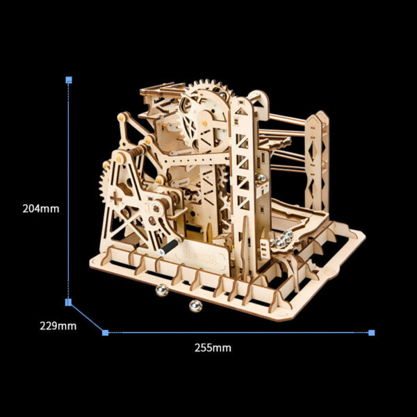 Robotime ROKR Blocks Marble Race Run Maze Balls Track DIY 3D Wooden Puzzle Coaster Model Building Kits Toys for Drop Shipping - Image 2