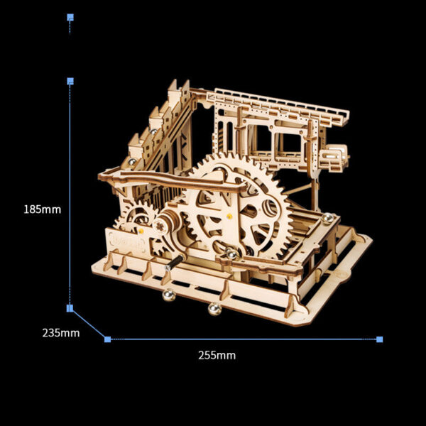 Robotime ROKR Blocks Marble Race Run Maze Balls Track DIY 3D Wooden Puzzle Coaster Model Building Kits Toys for Drop Shipping - Image 5