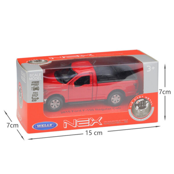 Pickup Truck Simulation Alloy Car Model Pull Back Car - Image 5