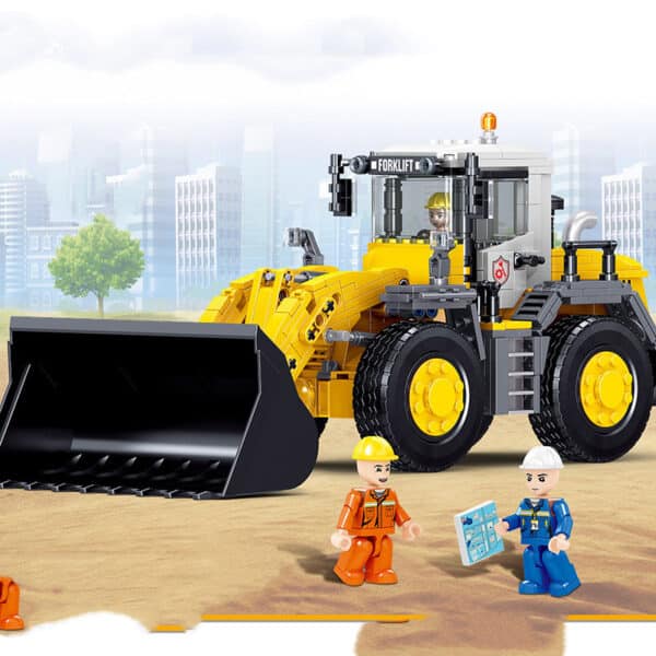 Building Blocks Assembled Children's Toy Puzzle Boy Intelligence Over 6 Years Old Brain Mining Engineering Vehicle - Image 4