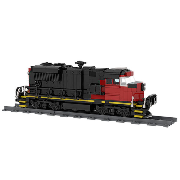 Freight Train Building Blocks MOC-47989 Cargo Train-EMD SD70M-2 CN Train