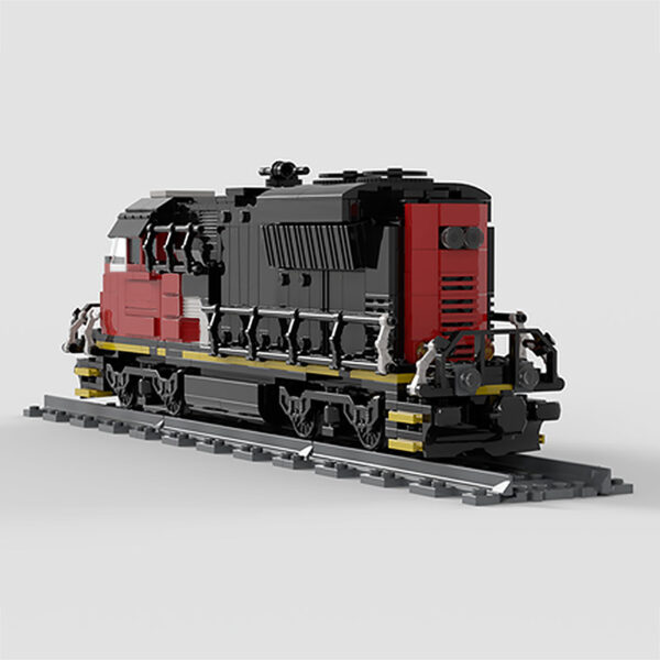 Freight Train Building Blocks MOC-47989 Cargo Train-EMD SD70M-2 CN Train - Image 5