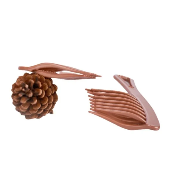 Double row big tooth comb wide tooth ladies special perm curly plastic large fluffy long hair styling comb 2