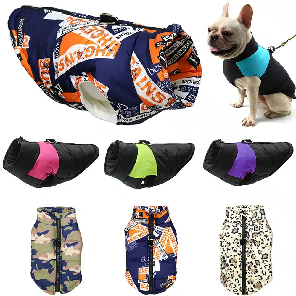 Winter Warm Waterproof Dog Jacket for Small Medium Large Dogs Clothes Chihuahua Vest Labrador French Bulldog Costume Pet Apparel 1