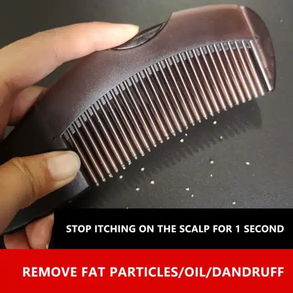 Dandruff Removal Scalp Hair Combs Hair Dressing Comb Self-Cleaning Anti-Static Massage brushes Hair Salon styling tools 1