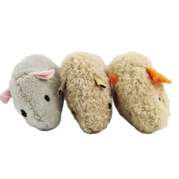 3pcs New Plush Simulation Mouse Cat Toy Bite Resistance Plush Mouse Cat Scratch Interactive Mouse Toy Palying Toy For Cat Kitten 3