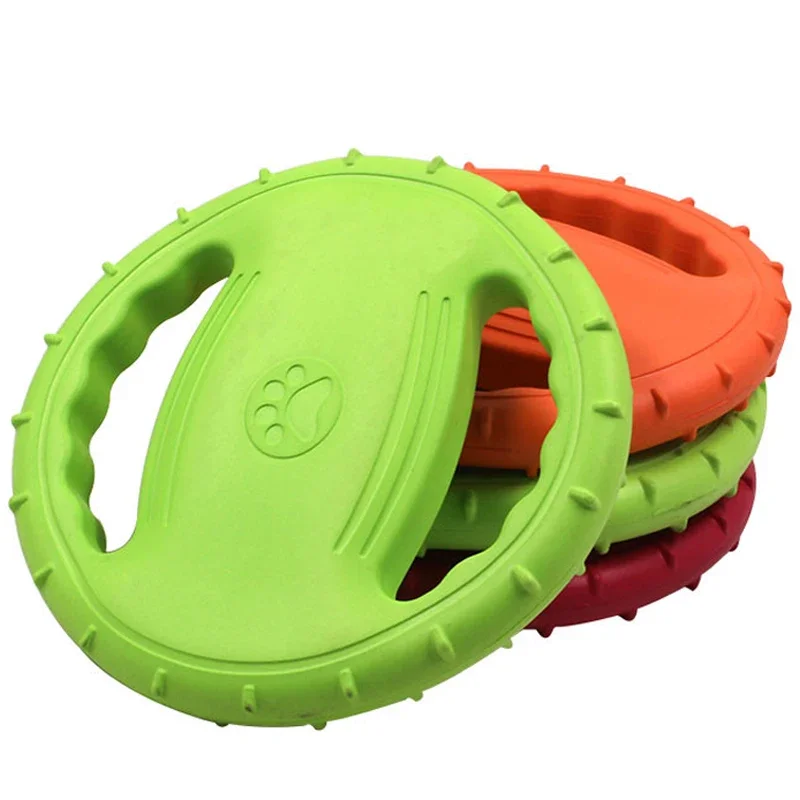 Pet Flying Disc EVA Dog Training Pull Ring Bite Resistant Floating Toy Dog Outdoor Sports Interactive Game Frisbee 1