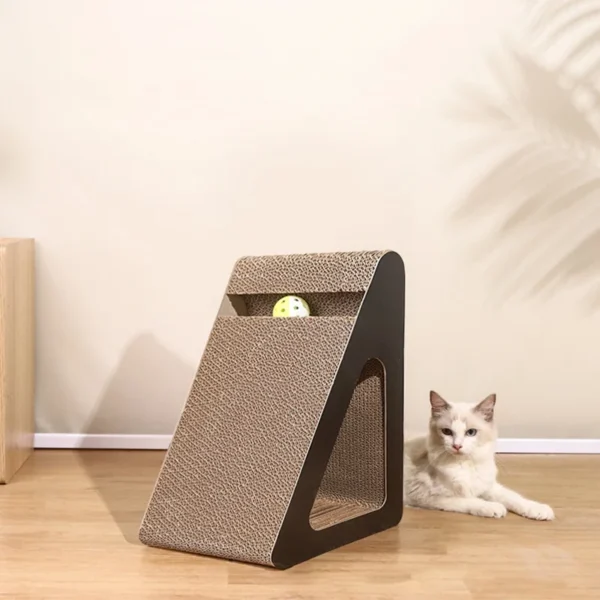 Cat Scratch Cardboard with Rotating Ball Wear-resistant Cat Clawing Board For Cat Toys Cat Climbing Frame Pet Cat Climbing Frame 4