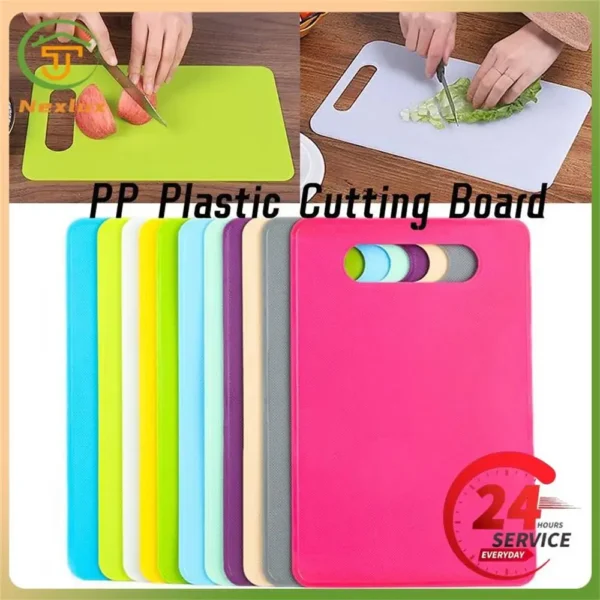 1pc Durable PP Cutting Board Non-slip Vegetable Fruit Chopping Board for Home Kitchen Camping Kitchen,Dining & Bar TB Sale 4