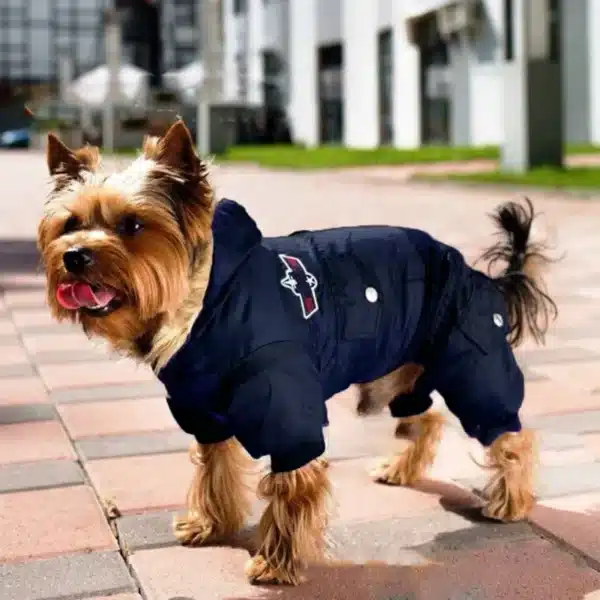 Warm Dog Coat Jacket Four Legs Jumpsuit Pants Apparel Winter Waterproof Pet Dog Clothes Fashion for Chihuahua Yorkie 6