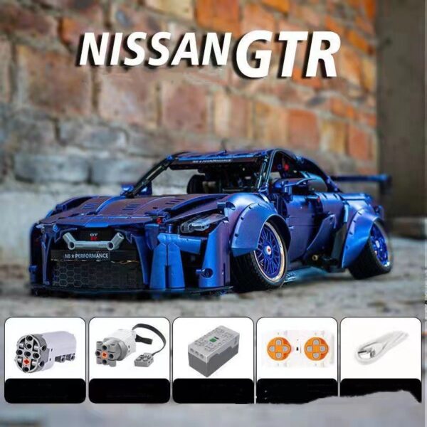 GTR Racing Building Blocks High Difficulty Assembling Sports Car Model - Image 9