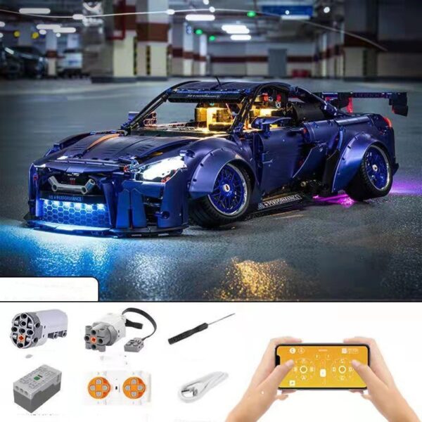 GTR Racing Building Blocks High Difficulty Assembling Sports Car Model - Image 10