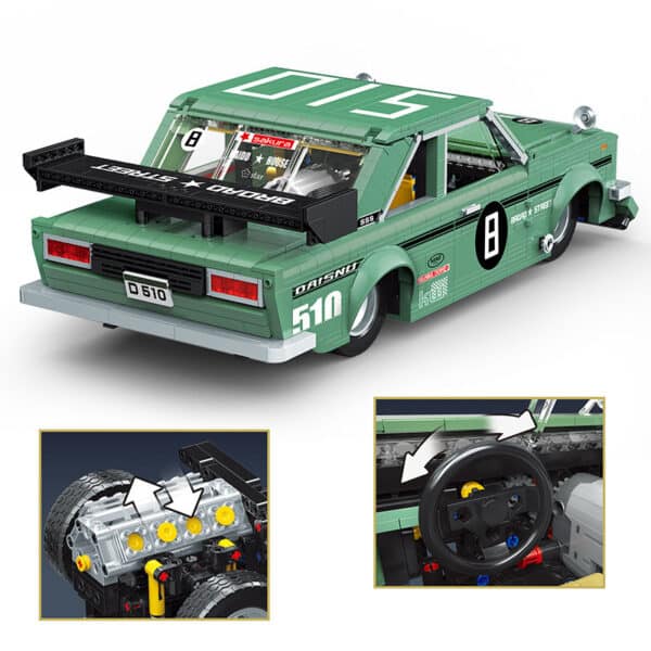 Magic Running Model Children's High Difficulty Assembled Building Block Toys - Image 8
