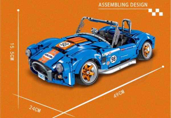 Children Assembling Building Blocks Sports Car Toy - Image 7