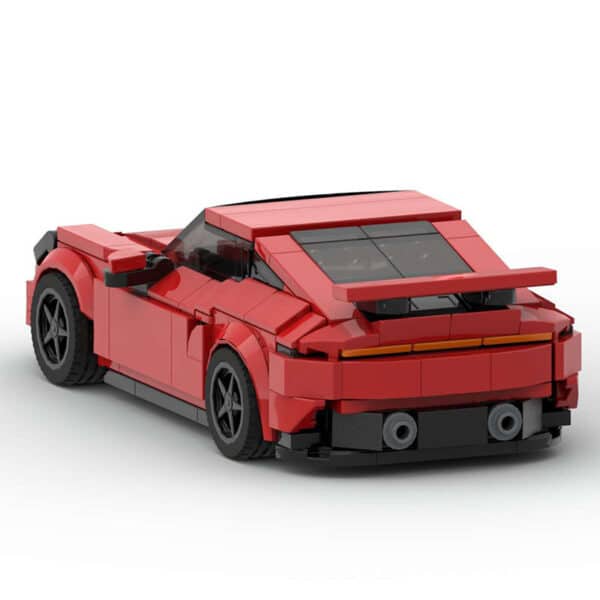 Small Particles Suit  Turbo Speed 8 Grid Building Blocks Racing Car - Image 8