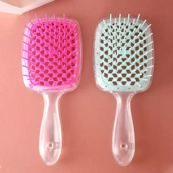 Hairdressing Hair Smoothing Honeycomb Curved Cutout Hair Brush Used For Styling Combing And Massaging The Scalp Hair Comb 4